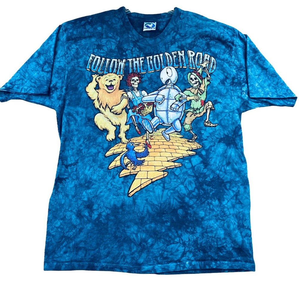 VTG Liquid Blue Grateful Dead Wizard Of Oz XL T-Shirt